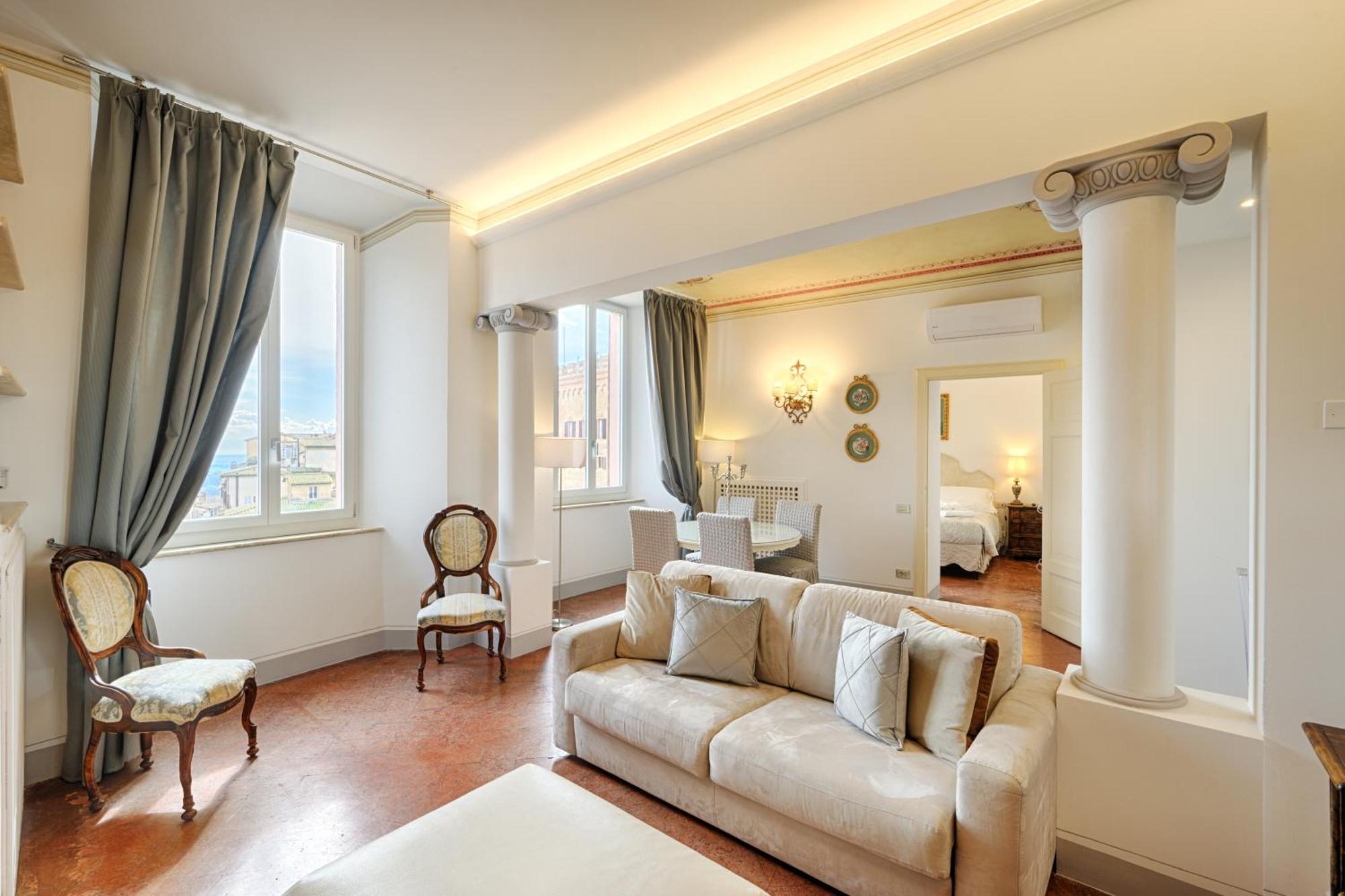 シエーナPalazzo Lenziアパートメント エクステリア 写真